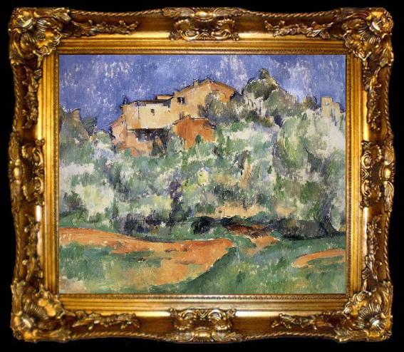 framed  Paul Cezanne house, ta009-2